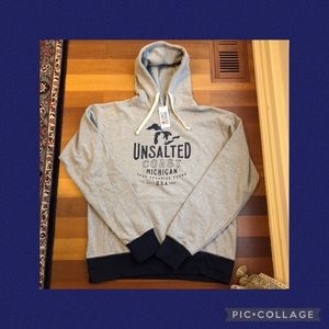 ♦️NWT Unsalted hoodie sweatshirt L/XL